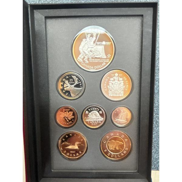 1997 Canadian double dollar set with 2 dollar coin all silver 56.955 g 925 silver