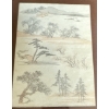 Image 2 : Vintage Chinese Framed & Matted Art Print 13.5x15.5