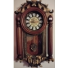 Image 2 : German BedFord Pendulum Wood Wall Clock 22 L, 13 W, 3 D