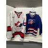 Image 1 :  Team, Canada and Team USA jerseys team Canada is a Nike size XL team USA C size large