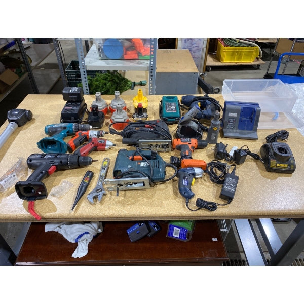 cordless drills, jigsaws and more