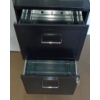 Image 4 : Small Two Drawer Filing Cabinet w/Plastic Storage Dressers  14"w x 18"d x 27"tall