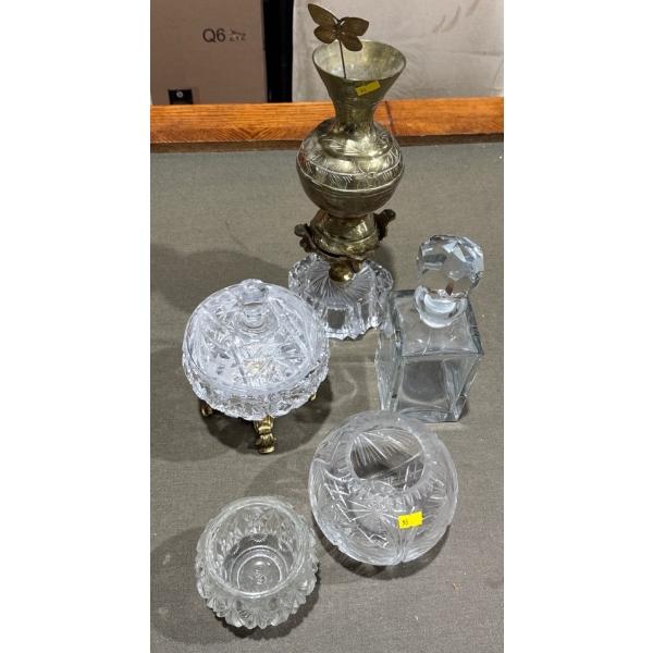 Beautiful Crystal and Glass Set 