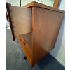 Image 2 : Mid Century Teak Double Dressing Table w/ Erect Mirror 72x18x61