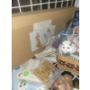Image 2 : Crafter's Essentials - Vintage Sewing Box Wood Easel w/ Hefty Craft Supplies Collection 