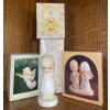 Image 1 : New Precious Moments Collectables - 4 Unopened Packages + 1 Display Character 4.5T