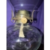 Image 2 : Vintage Eagle Clear Glass Kerosene Oil Lamp w/Burner & Chimney (13"tall)