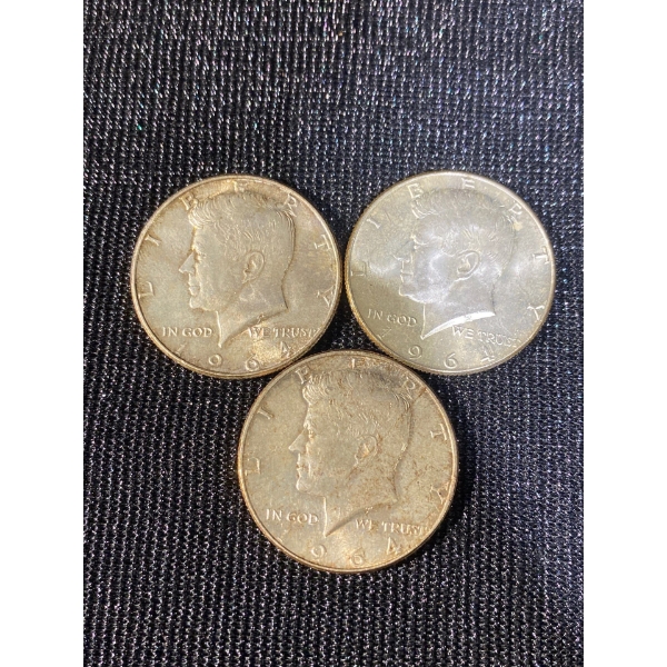1964 Silver American Half Dollars