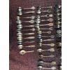 Image 8 : Silver-Plated and Non SP  Souvenir Spoons, Serving Pieces, Napkin Rings, and Flatware Lot