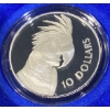 Image 2 : 1993 Birds of Australia Palm Cockatoo $10 Silver Proof Coin
