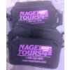 Image 2 : Four-Piece Luggage Set Including Two Rolling Suitcases and Two Shoulder Bags