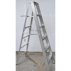 Image 1 : Aluminum Step Ladder, 6-Step Folding Model