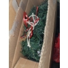 Image 3 : Christmas Decorations Including Ornaments, Garland, and Wrapping Supplies