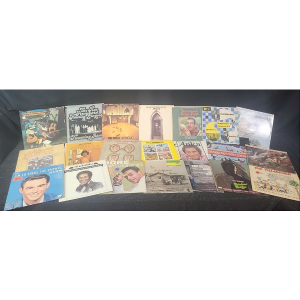 Assorted Records, Various Genres: Jim Croce, Paul Anka, Jimi Hendrix, Lou Rawls and More!