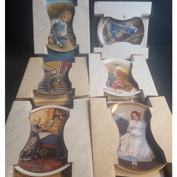 Collection of Plates Including: "Waiting at the Dance"