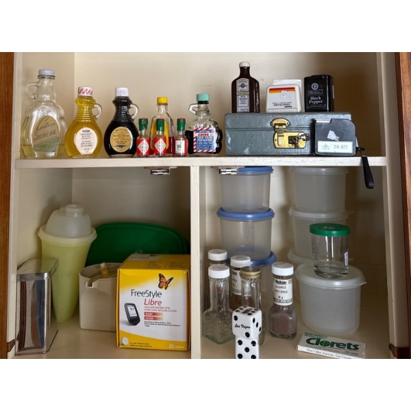 Vintage Bottles, Free Style Libre Sugar Monitor, Tupperware & More !