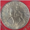 Image 2 : 1977 Queen Elizabeth II Silver Jubilee Crown Coin 92.5% Silver 28.28 Grams