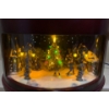 Image 2 : Musical Box with Skating Scene- Plays Multiple Bell Melodies 12 L, 9 W, 9 T
