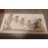 Image 2 : Christmas Candle Holder w/ Snowmen Holiday Decorations 13T