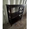 Image 4 : Wooden 3 Shelf Bookshelf 30Wx13Dx35.5H