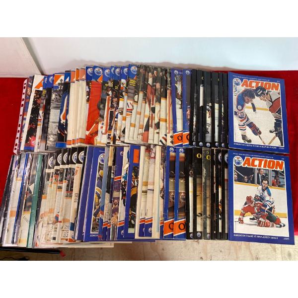 Oilers Games Program Collection 