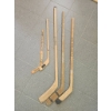 Image 1 : Five Wooden Hockey Sticks with Labels and Markings