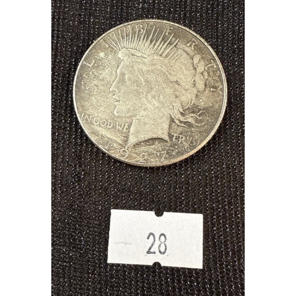 1927 United States Peace Dollar - Silver 