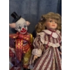 Image 2 : Porcelain Vanessa Doll Collection & Heritage Dolls Clown Doll (18T) 