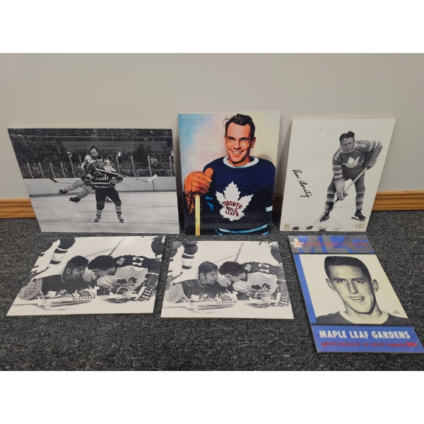 Toronto Maple Leafs Memorabilia Featuring Photos, Prints, and Program