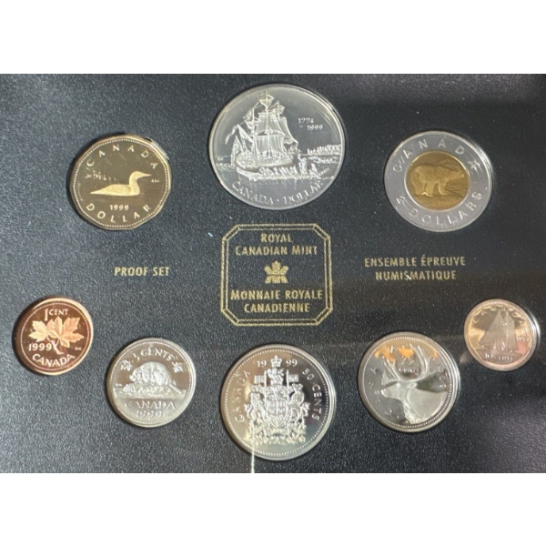 1999 Canadian Sterling Silver Proof Coin Set