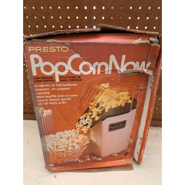 Vintage Popcorn maker in original box 