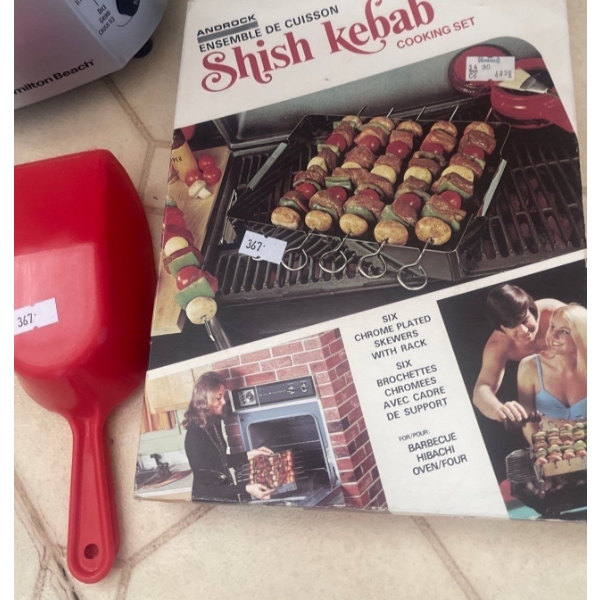 Kitchen Collection - Stainless Steel Appliances Potato Pot w/ Kabob Kit