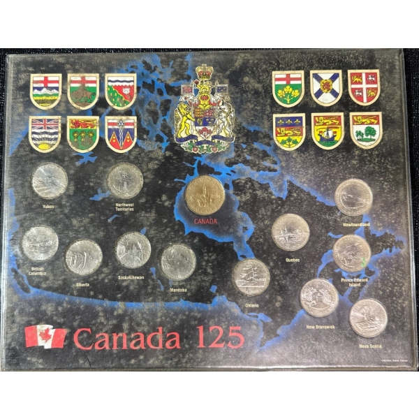 Canada 125 Coinage Set