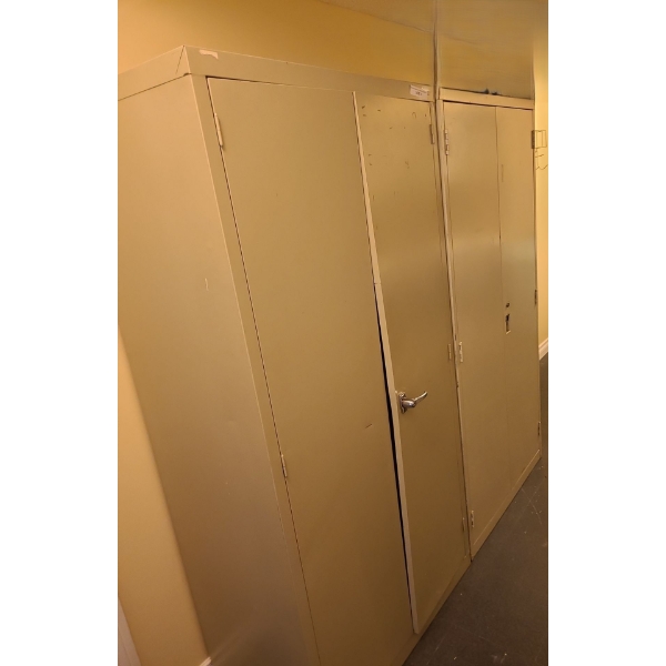 Metal 5 Shelf Utility Cabinets 36 w, 72 h, 20 d