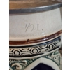 Image 3 : German Stoneware Beer Stein With Pewter Lid, 0.5L
