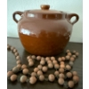 Image 4 : Stoneware Bean Pot w/ Satsuma Ware Decorative Platter