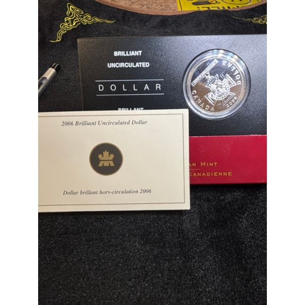 2006 $1 Victoria Cross, 150th Anniversary - Pure Silver Dollar B.U.25.17g
FEATURES:
Produced By: RCM