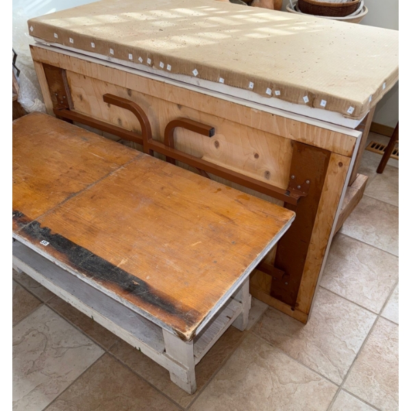 Shop Tables x 3 Contents Not Included - Very Sturdy