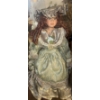 Image 2 : Porcelain Dolls Dressed To The 9s - Victorian Era Aesthetic - Cobalt Blue Green & More 