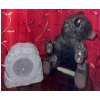 Image 2 : Sandycast Black Bear Toilet Paper Dispensor w/ Wireless Bluetooth Speaker