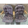 Image 2 : Pair Of Rolling Cushioned Office Chairs