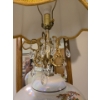 Image 2 : Large Decor Lamp - Ceramic Floral Design - 36T Large
