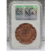 Image 2 : Certified By SSGC USA - Copper Round One - 1oz A.V.D.P Graded MS 65
