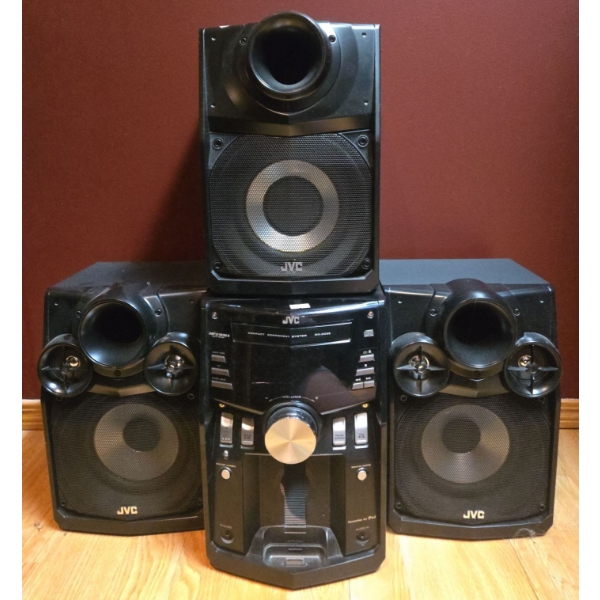 JVC Speaker System w/ iPod Docking Station - Model No. MX-KC68