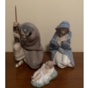 Image 1 : LLADRO Porcelain 'Birth of Jesus' 9T Nativity Religious Holiday (3 Count) 