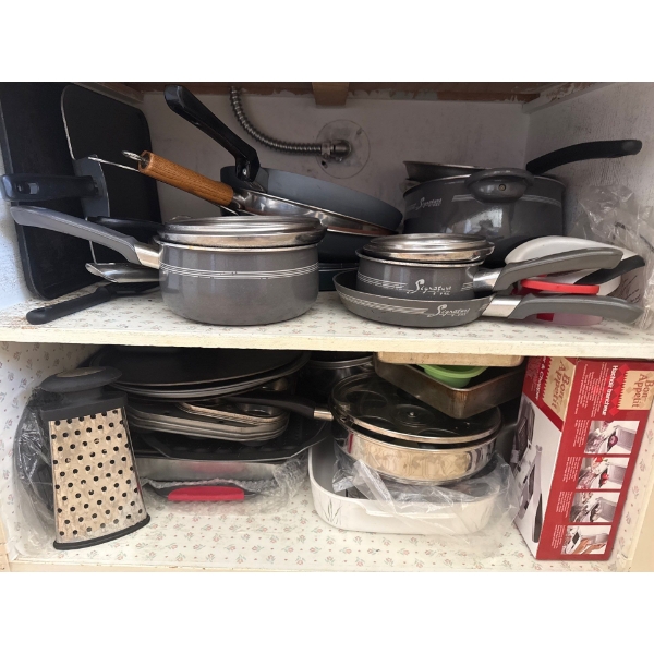 Kitchenware Incl. Pots, Pans and More 