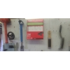 Image 13 : Work Bench With Hand Welded Pulley, Crank Hoist, and Workshop Tools