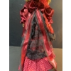 Image 6 : Engraved 1977 PARIS Made Porcelain Doll and Scarlett Friend in Period Dresses