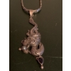 Image 2 : 925 Stamped Chain & Pendant w/ Stones Weighs 29.75g