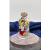 Image 1 : Musical Snuff Bottle with Spoon 3.5H